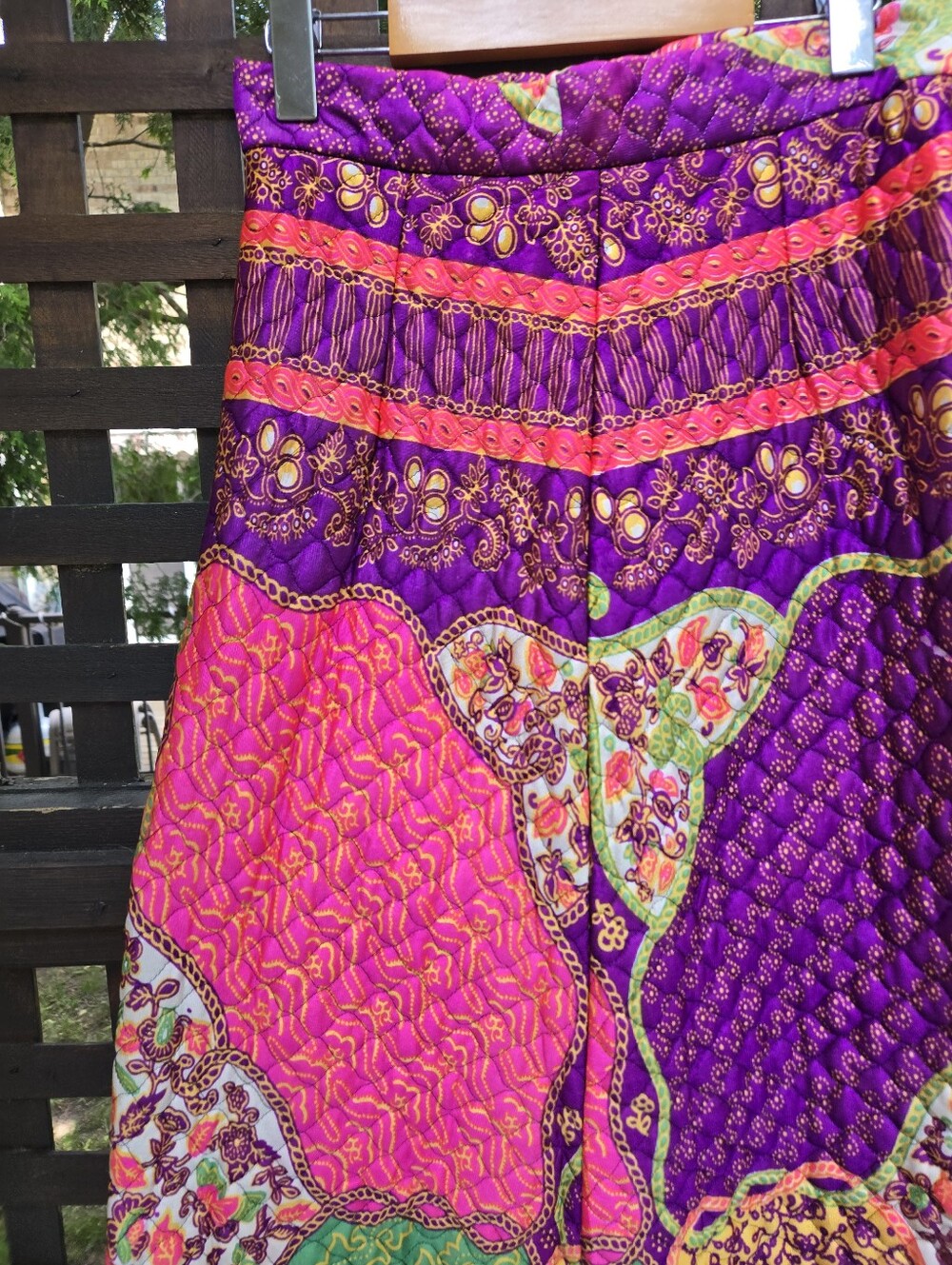 Vintage Quilted Maxi Skirt - Picture 2 of 7